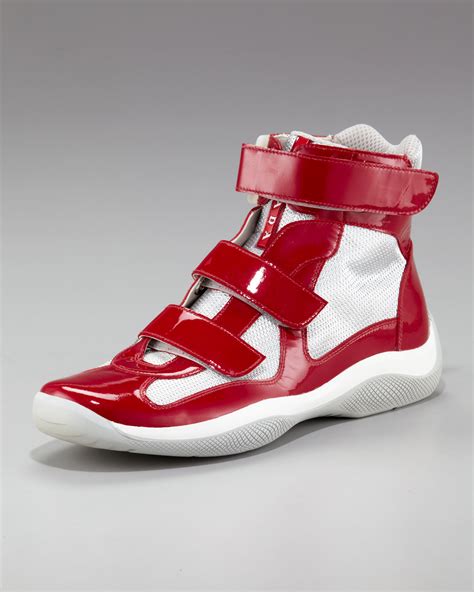 prada grip strap sneaker|Prada sneakers for men.